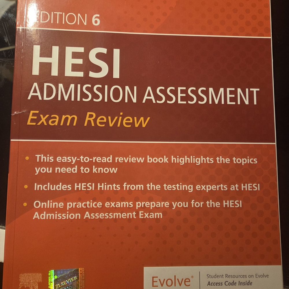 HESI Admission Assessment Exam Review Book - Edition 6
